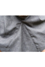 Cloakmakers.com H530-Blue and Grey Wool Blend Hooded Cowl
