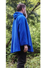 Cloakmakers.com 5693-Washable Blue Fleece Cloak w/ Celtic Clasp