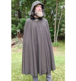 Cloakmakers.com 5701-Washable Green Wool Blend Ranger Cloak w/ Antiqued Clasp