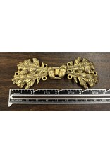 Cloakmakers.com Oak Double w/Acorn Small Pewter Clasp - Brass Plated