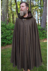 Cloakmakers.com 5708-Washable Multitoned Wool Blend Cloak w/ Gothic Rose Clasp
