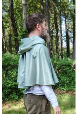 Cloakmakers.com 5715-Washable Seafoam Green Polyester Cloak w/ Seahorse Embroidery
