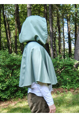 Cloakmakers.com 5715-Washable Seafoam Green Polyester Cloak w/ Seahorse Embroidery