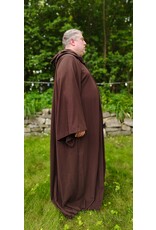 Cloakmakers.com R559-Washable Brown Wool Jedi Robe w/ Pockets
