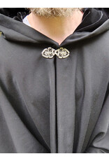 Cloakmakers.com 5727-Washable Black Wool Blend Cloak w/ Black Hood Lining