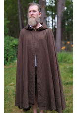 Cloakmakers.com 5734-Washable Lightweight Brown Ranger Cloak w/ Brown Hood Lining