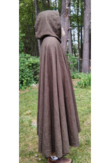Cloakmakers.com 5734-Washable Lightweight Brown Ranger Cloak w/ Brown Hood Lining