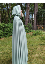 Cloakmakers.com 5735-Washable Seafoam Green Polyester Cloak w/ Green Ivy Trim