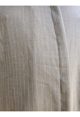 Cloakmakers.com J903-Washable Brown Hooded Vest w/ Pinstripes & Pockets