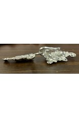 Cloakmakers.com Acanthus Leaf Cloak Clasp - Antique Silver Tone Plated