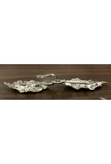 Cloakmakers.com Holly Leaves Cloak Clasp - Silver Tone Plated