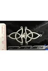 Cloakmakers.com Pewter Trinity Triquerta Medium Clasp