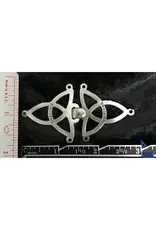 Cloakmakers.com Pewter Trinity Triquerta Medium Clasp