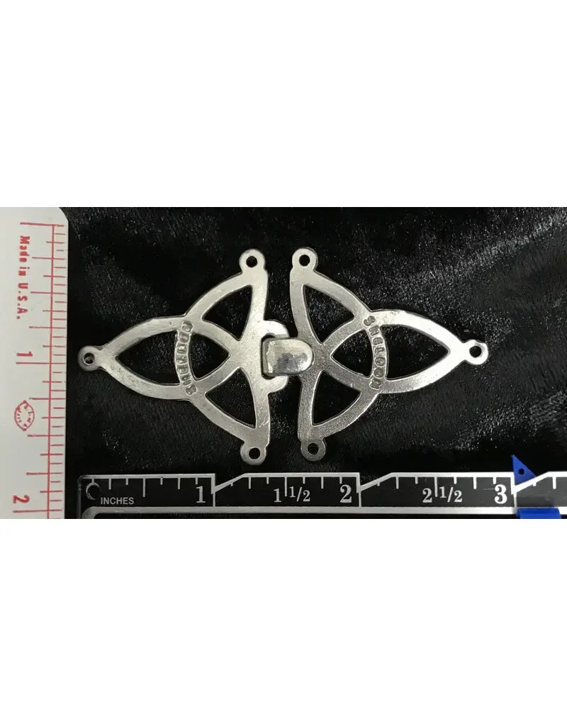 Cloakmakers.com Pewter Trinity Triquerta Medium Clasp
