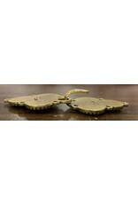 Cloakmakers.com Triple Medallion Pewter Clasp - Brass Plated