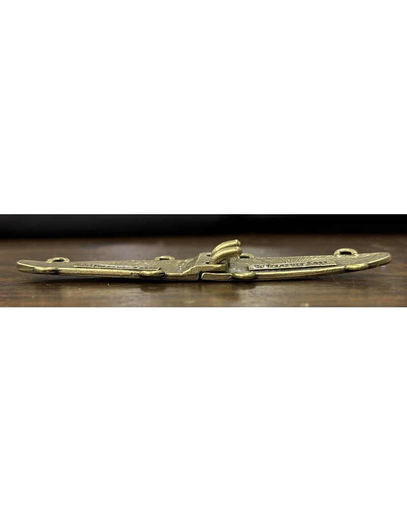 Cloakmakers.com Viking Bar Cloak Clasp - Antique Bronze Plated