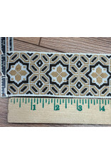 Cloakmakers.com Moroccan Star - Tan/Brown on White