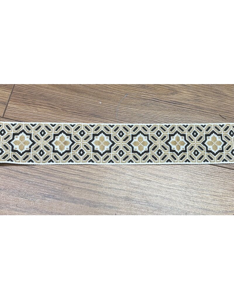 Cloakmakers.com Moroccan Star - Tan/Brown on White