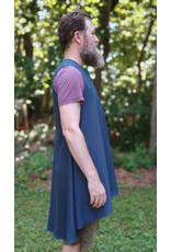 Cloakmakers.com J905-Washable Slate Blue Wool Blend Vest w/ Pockets