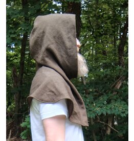 Cloakmakers.com H541-Washable Ranger Brown Hooded Cowl