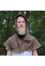 Cloakmakers.com H541-Washable Ranger Brown Hooded Cowl