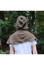 Cloakmakers.com H541-Washable Ranger Brown Hooded Cowl