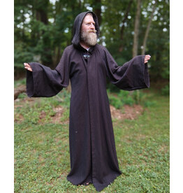 Cloakmakers.com R562-Washable Brown Wool Blend Jedi Robe w/ Pockets