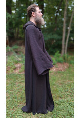 Cloakmakers.com R562-Washable Brown Wool Blend Robe w/ Pockets
