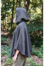 Cloakmakers.com 5768-Washable Short Dark Green Ranger Cloak w/ Bronze Toned Clasp