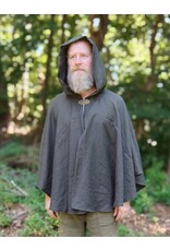 Cloakmakers.com 5768-Washable Short Dark Green Ranger Cloak w/ Bronze Toned Clasp