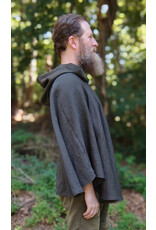 Cloakmakers.com 5768-Washable Short Dark Green Ranger Cloak w/ Bronze Toned Clasp