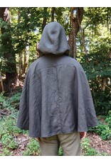 Cloakmakers.com 5768-Washable Short Dark Green Ranger Cloak w/ Bronze Toned Clasp