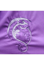 Cloakmakers.com 5778-Washable Purple Faux Wool Dragon Cloak w/ Black Hood Lining & Pockets