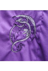 Cloakmakers.com 5778-Washable Purple Faux Wool Dragon Cloak w/ Black Hood Lining & Pockets