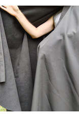 Cloakmakers.com 5779-Washable Almost Black Double Faced Raincloak w/ Silver Toned Clasp