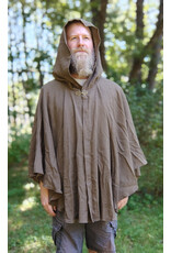 Cloakmakers.com 5794-Washable Lightweight Short Ranger Cloak w/ Green Dragon Embroidery