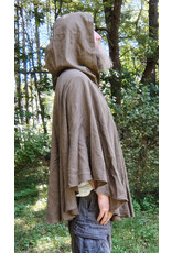 Cloakmakers.com 5794-Washable Lightweight Short Ranger Cloak w/ Green Dragon Embroidery