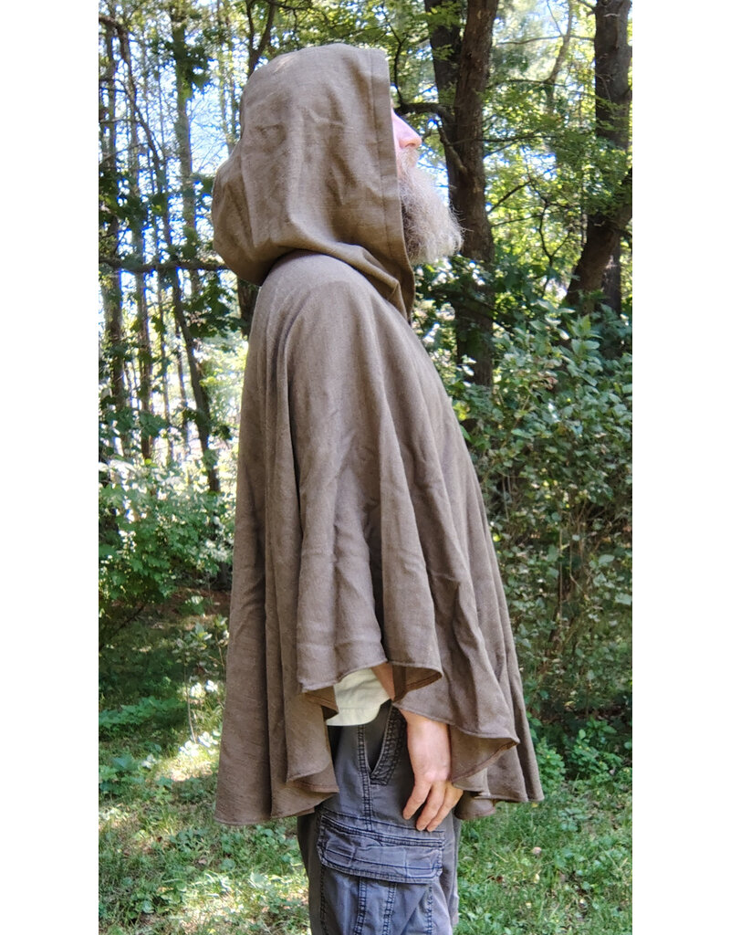 Cloakmakers.com 5794-Washable Lightweight Short Ranger Cloak w/ Green Dragon Embroidery