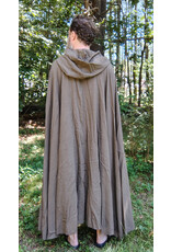 Cloakmakers.com 5796-Washable Brown Ranger Cloak w/ Bronze Toned Clasp