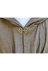 Cloakmakers.com 5796-Washable Brown Ranger Cloak w/ Bronze Toned Clasp