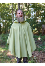 Cloakmakers.com 5815-Washable Lichen Green Ruana Cloak w/ Silver Toned Clasp