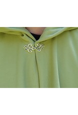 Cloakmakers.com 5815-Washable Lichen Green Ruana Cloak w/ Silver Toned Clasp