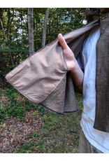 Cloakmakers.com 5826-Washable Cotton Twill Cloak w/ Black Concentric Diamond Pattern & Pockets
