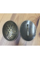 Cloakmakers.com Four Birds Viking Turtle Brooch Antique Bronze Plated - Large