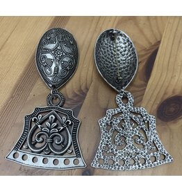 Cloakmakers.com Viking Turtle Brooch w/Bead Hanger