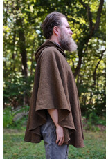 Cloakmakers.com 5836-Washable Wool Blend Ranger Cloak w/ Black Interior Pockets & Bronzed Toned Clasp