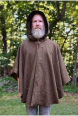 Cloakmakers.com 5836-Washable Wool Blend Ranger Cloak w/ Black Interior Pockets & Bronzed Toned Clasp
