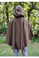 Cloakmakers.com 5836-Washable Wool Blend Ranger Cloak w/ Black Interior Pockets & Bronzed Toned Clasp