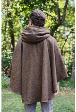 Cloakmakers.com 5836-Washable Wool Blend Ranger Cloak w/ Black Interior Pockets & Bronzed Toned Clasp