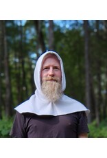 Cloakmakers.com H545-Washable White Hooded Cowl